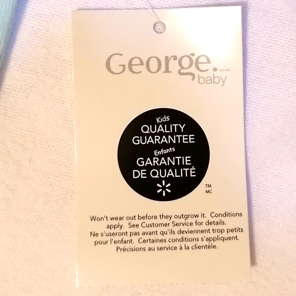 🔥SALE🔥 George Boy's / Girl's Unisex Sleeveless Onesie NWT Size 6-12M - Picture 5 of 5